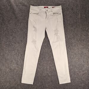 Guess Jeans Mens 32x30 White Modern Skinny Avalon Fit Slim Stretch Denim